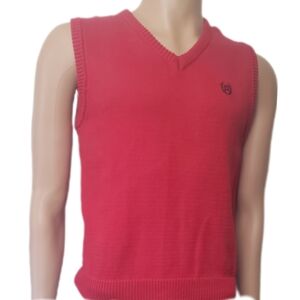 Chaps Red Sweater Vest- Youth L/G (14/16) NWOT!